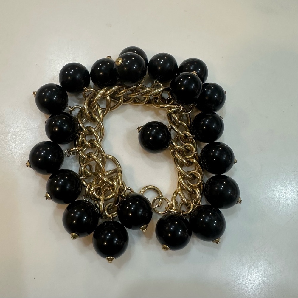 Monet Black and Gold Multi-Strand Necklace Set - Picture 12 of 16